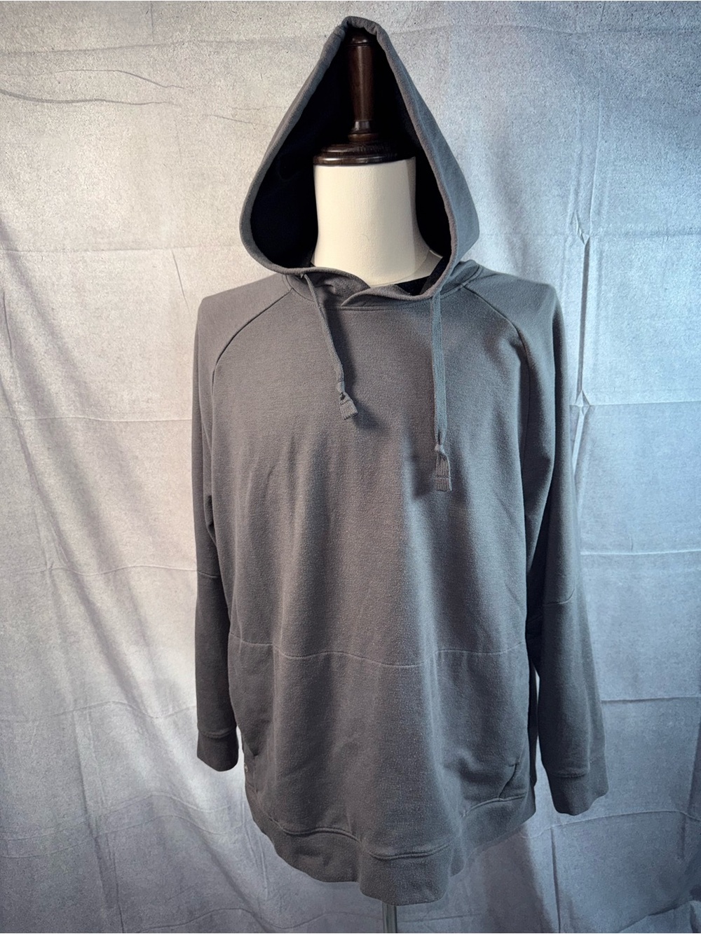 1881-Russell Athletic Charcoal Gray Hooded Sweatshirt